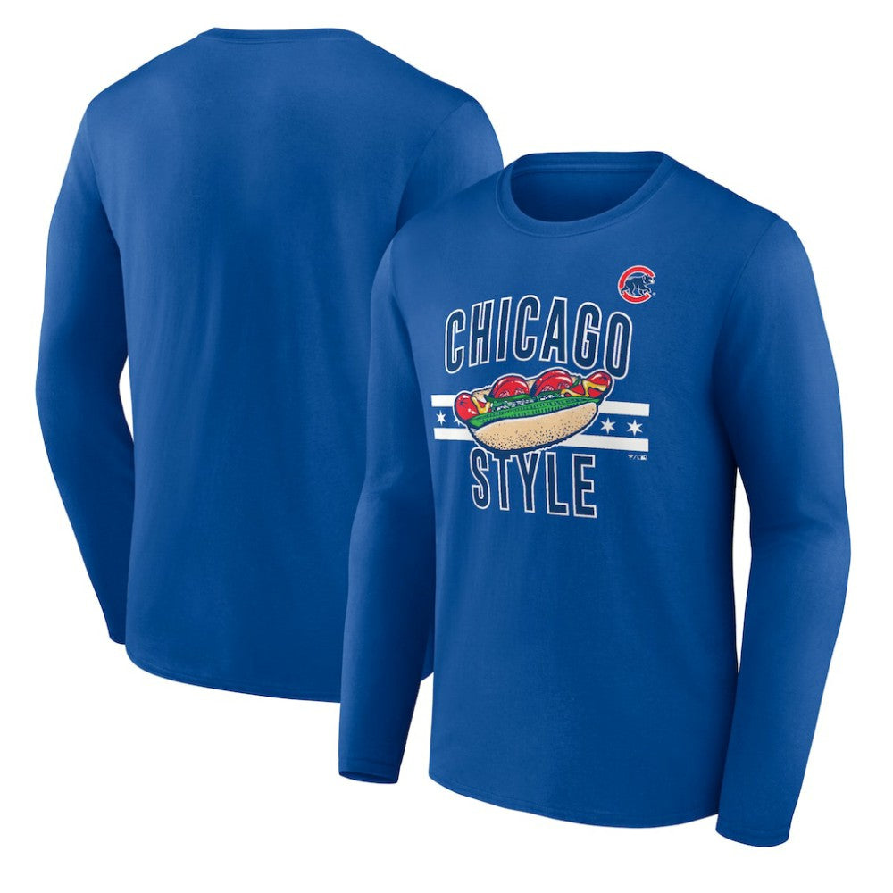 Chicago Cubs Doggie Long Sleeve T-Shirt Royal