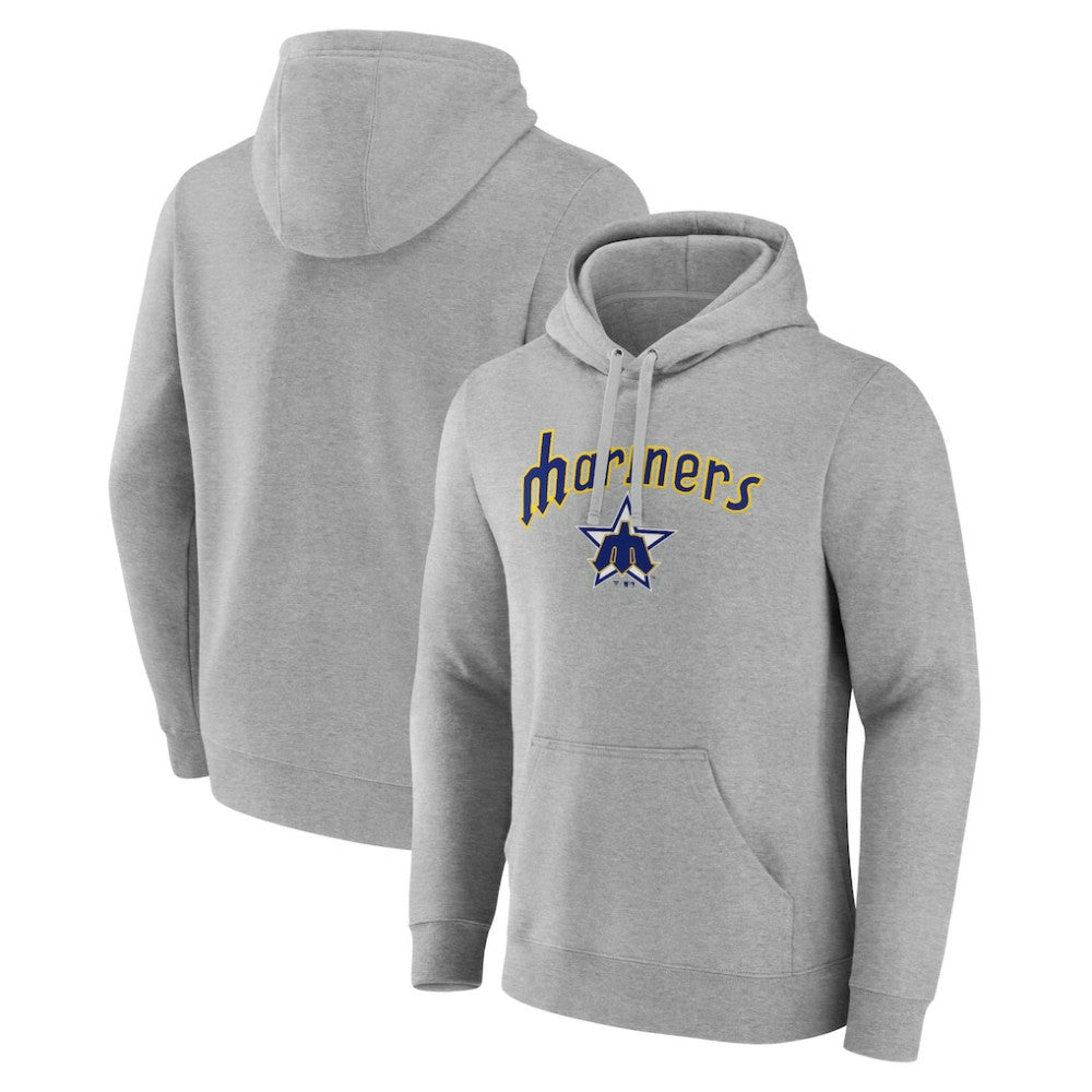 Seattle Mariners Wahconah Pullover Hoodie Gray