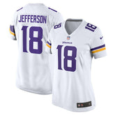 Justin Jefferson Minnesota Vikings Women's Game Player Jersey - White