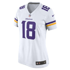 Justin Jefferson Minnesota Vikings Women's Game Player Jersey - White