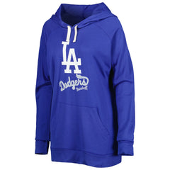 Los Angeles Dodgers Touch Women's Pre-Game Raglan Pullover Hoodie Royal