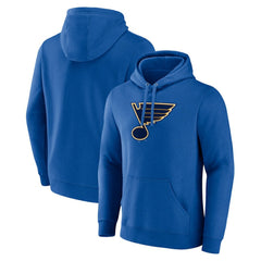 St. Louis Blues Fanatics Primary Logo Pullover Hoodie Blue