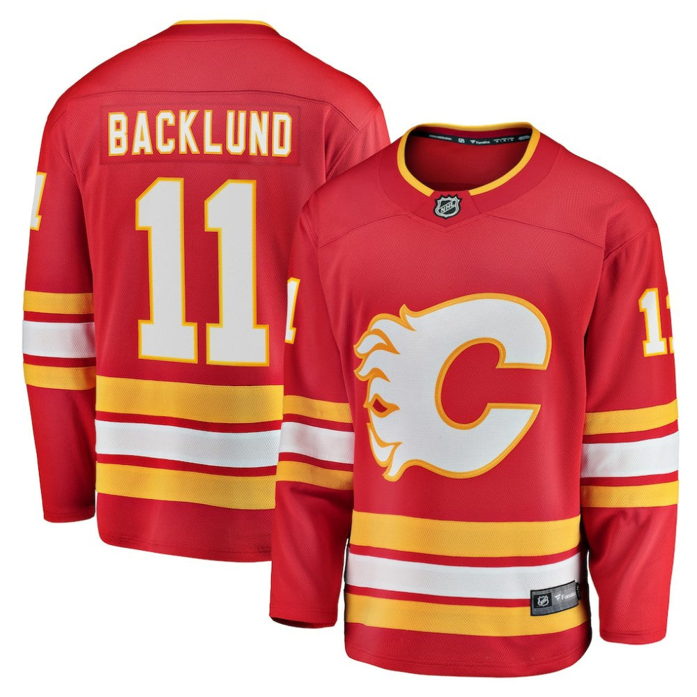 Mikael Backlund Calgary Flames Fanatics Home Breakaway Player Jersey Red