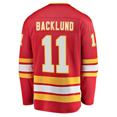 Mikael Backlund Calgary Flames Fanatics Home Breakaway Player Jersey Red