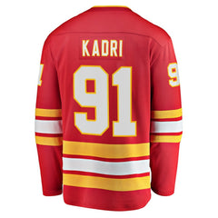 Nazem Kadri Calgary Flames Fanatics Home Breakaway Player Jersey Red