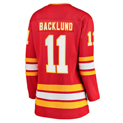 Mikael Backlund Calgary Flames Fanatics Women's Home Team Breakaway Player Jersey Red