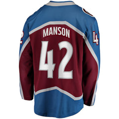 Josh Manson Colorado Avalanche Fanatics Home Breakaway Player Jersey Burgundy