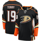 Troy Terry Anaheim Ducks Fanatics Women's Home Team Breakaway Player Jersey Black