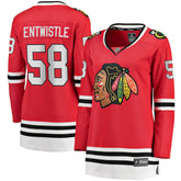 MacKenzie Entwistle Chicago Blackhawks Fanatics Women's Home Breakaway Player Jersey Red