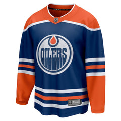 Edmonton Oilers Fanatics Home Breakaway Blank Jersey Royal