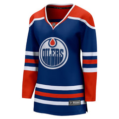 Edmonton Oilers Fanatics Women's Home Breakaway Blank Jersey Royal