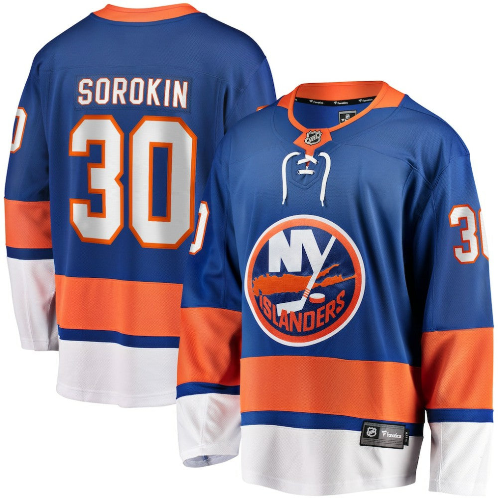 Ilya Sorokin New York Islanders Fanatics Home Breakaway Player Jersey Royal