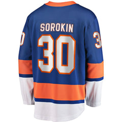 Ilya Sorokin New York Islanders Fanatics Home Breakaway Player Jersey Royal