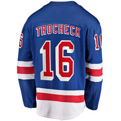 Vincent Trocheck New York Rangers Fanatics Home Breakaway Player Jersey Blue