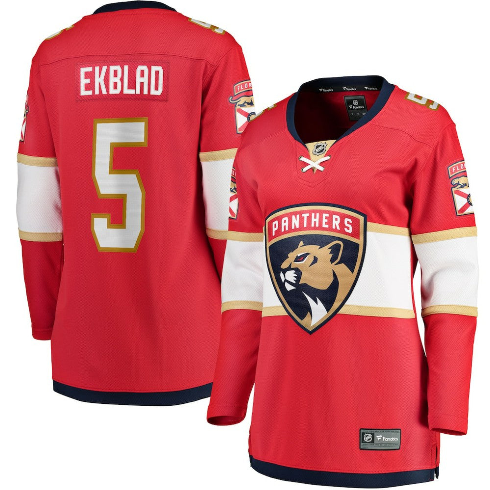 Aaron Ekblad Florida Panthers Fanatics Women's Home Team Breakaway Player Jersey Red