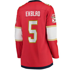 Aaron Ekblad Florida Panthers Fanatics Women's Home Team Breakaway Player Jersey Red