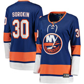 Ilya Sorokin New York Islanders Fanatics Women's Home Breakaway Player Jersey Royal