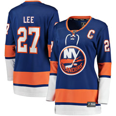 Anders Lee New York Islanders Fanatics Women's Home Captain Patch Breakaway Player Jersey Royal