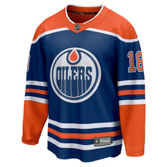 Zach Hyman Edmonton Oilers Fanatics Home Breakaway Player Jersey Royal