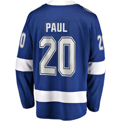 Nicholas Paul Tampa Bay Lightning Fanatics Home Breakaway Player Jersey Blue