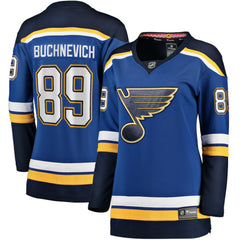 Pavel Buchnevich St. Louis Blues Fanatics Women's Home Breakaway Player Jersey Blue