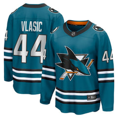 Marc-Edouard Vlasic San Jose Sharks Fanatics Home Breakaway Player Jersey Teal