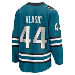 Marc-Edouard Vlasic San Jose Sharks Fanatics Home Breakaway Player Jersey Teal