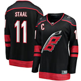 Jordan Staal Carolina Hurricanes Fanatics Women's Home Captain Patch Breakaway Player Jersey Black