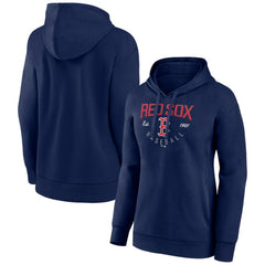 Boston Red Sox Women's Team Live For It Pullover Hoodie Navy