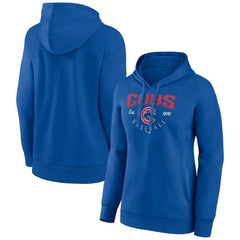 Chicago Cubs Women's Team Live For It Pullover Hoodie Royal