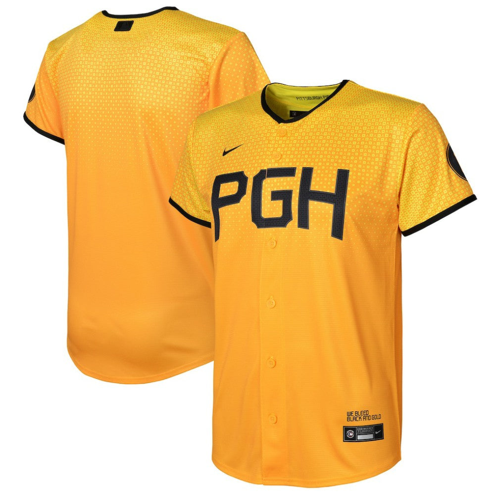 Pittsburgh Pirates Preschool City Connect Replica Jersey - Gold