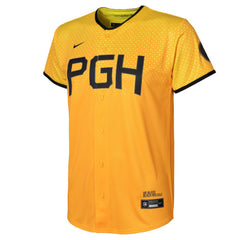 Pittsburgh Pirates Preschool City Connect Replica Jersey - Gold