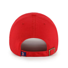 Boston Red Sox Primary Team Logo Clean Up Adjustable Hat Red | 47 brand