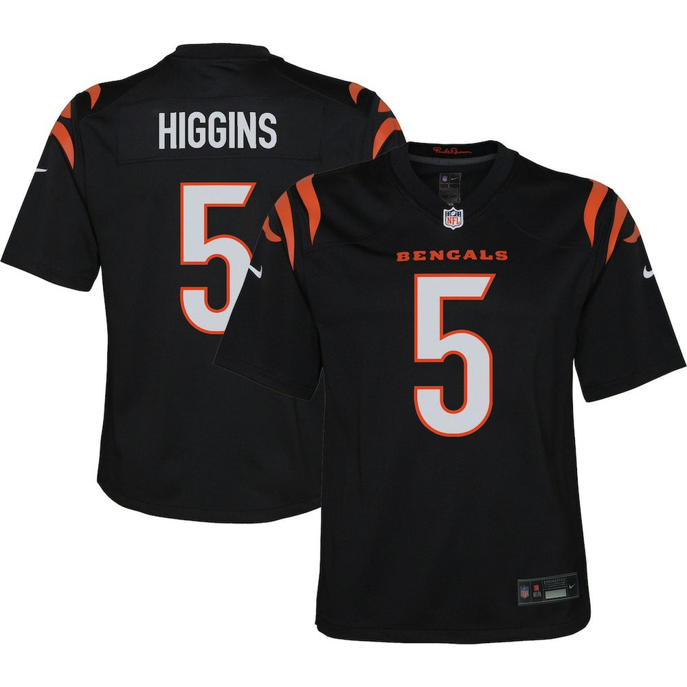 Tee Higgins Cincinnati Bengals Youth Game Jersey - Black