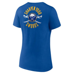 Buffalo Sabres Women's Territorial V-Neck T-Shirt Royal