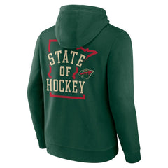 Minnesota Wild Territorial Pullover Hoodie Green