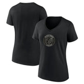 Chicago Blackhawks Women's Alternate Logo V-Neck T-Shirt Black