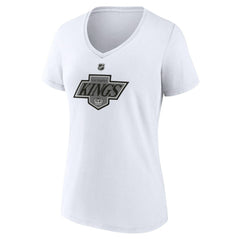 Los Angeles Kings Women's Alternate Logo V-Neck T-Shirt White