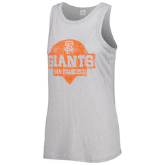 San Francisco Giants Soft as a Grape Women's Tri-Blend Tank Top Gray