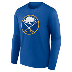 Buffalo Sabres Primary Logo Team Long Sleeve T-Shirt Royal