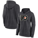 Philadelphia Flyers Women's Primary Logo Pullover Hoodie Charcoal