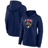 Florida Panthers Women's Primary Logo Pullover Hoodie Navy