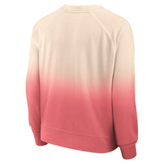 St. Louis Cardinals Women's Luxe Lounge Arch Raglan Pullover Sweatshirt Tan/Red