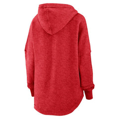 St. Louis Cardinals Women's Luxe Pullover Hoodie Heather Red