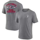 Columbus Blue Jackets Fanatics Winger Tri-Blend T-Shirt Heather Gray