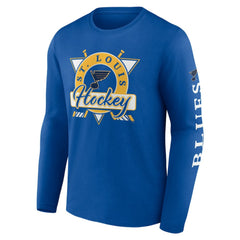 St. Louis Blues Fanatics Rinkside Long Sleeve T-Shirt Blue