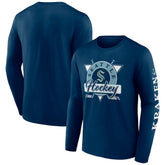 Seattle Kraken Fanatics Rinkside Long Sleeve T-Shirt Deep Sea Blue
