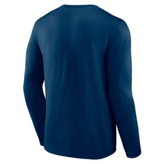 Seattle Kraken Fanatics Rinkside Long Sleeve T-Shirt Deep Sea Blue