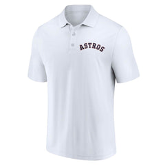 Houston Astros Two-Pack Logo Lockup Polo Set Navy/White