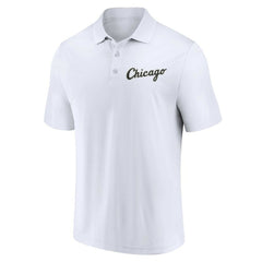 Chicago White Sox Two-Pack Logo Lockup Polo Set Black/White